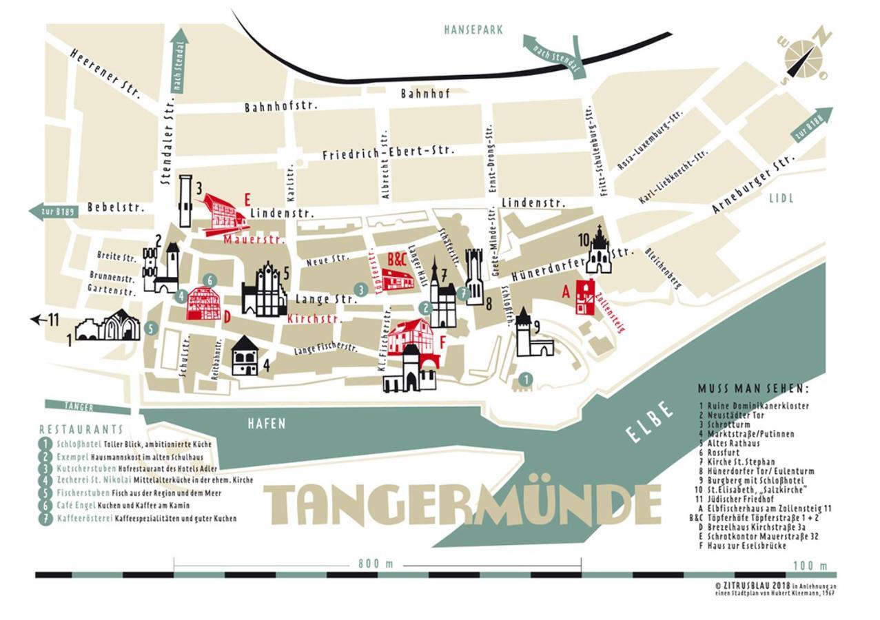 Villa Toepferhof 2 Tangermünde Esterno foto